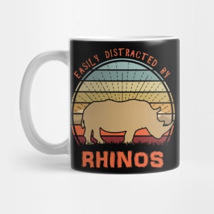 Easily Distracted By Rhinos Mug